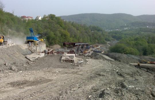 Technical supervision and quality control at the facility: «Construction of Dzhubga-Sochi highway on the  bypass of Sochi, PK 134 - PK 194 in Krasnodar region»