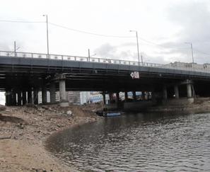 Предпусковое обследование и обкатка мостового перехода через реку Ягорба в г.Череповец.
