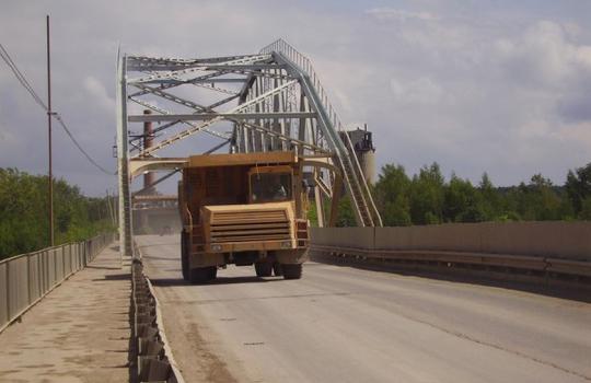 Обследование моста через реку Москва, расположенного у г. Воскресенск Московской области на технологической автодороге, соединяющей цементные заводы «Воскресенский» и «Гигант»