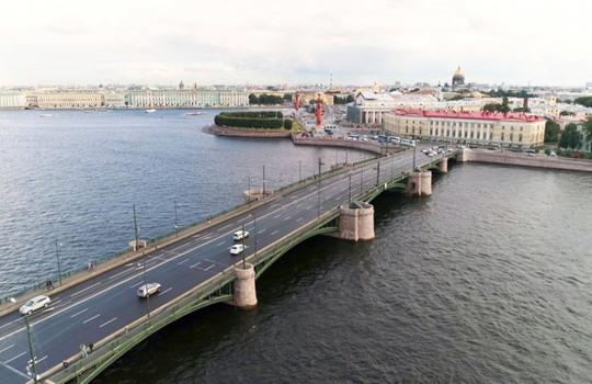 Капитальный ремонт Биржевого моста через р. Малую Неву